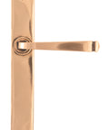 From The Anvil's Polished Bronze Avon Slimline Lever Espag. Latch Set