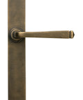 From The Anvil's Burnished Brass Avon Slimline Lever Espag. Latch Set