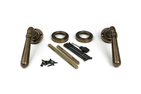 Newbury Lever on Rose Set (Sprung)