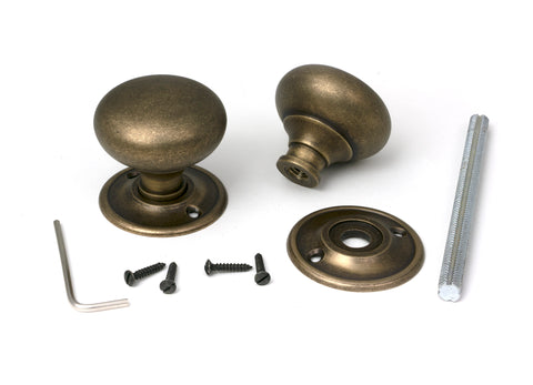 Mushroom Mortice/Rim Knob Set