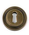 From The Anvil's Burnished Brass Round Escutcheon