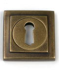 From The Anvil's Burnished Brass Round Escutcheon
