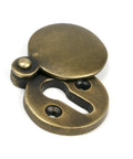 From The Anvil's Burnished Brass 30mm Round Escutcheon