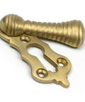 From The Anvil's Satin Brass Beehive Escutcheon