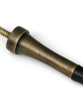 From The Anvil's Burnished Brass Projection Door Stop