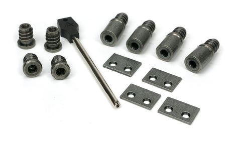 From The Anvil's Pewter Patina Secure Stops (Pack of 4)
