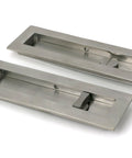 From The Anvil's Satin Marine SS (316) Plain Rectangular Pull - Privacy Set