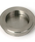 From The Anvil's Satin Marine SS (316) Art Deco Round Pull