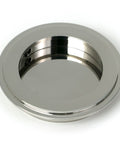 From The Anvil's Polished Marine SS (316) Art Deco Round Pull