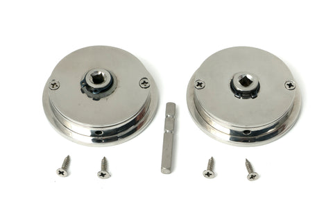 Art Deco Round Pull - Privacy Set