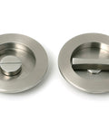 From The Anvil's Polished Chrome Plain Round Pull - Privacy Set