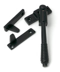 From The Anvil's Matt Black Night-Vent Locking Reeded Fastener