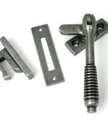 From The Anvil's Pewter Patina Locking Reeded Fastener