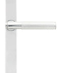 From The Anvil's Polished Chrome Brompton Slimline Lever Espag. Latch Set