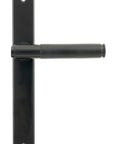 From The Anvil's Black Brompton Slimline Lever Espag. Latch Set