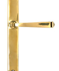 From The Anvil's Polished Brass Avon Slimline Lever Espag. Latch Set