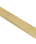 From The Anvil's Satin Brass Slimline External Blank Plate (Each)