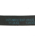 From The Anvil's 75mm x 18mm x 0.8mm Intumescent Hinge Pad (Each) (FD 60)