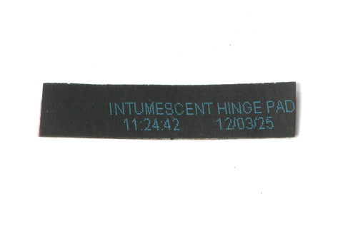From The Anvil's 75mm x 18mm x 0.8mm Intumescent Hinge Pad (Each) (FD 60)
