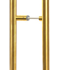 From The Anvil's Aged Brass Offset T Bar Handle B2B 32mm dia
