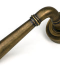 From The Anvil's Burnished Brass Newbury Lever on Rose Set (Unsprung)