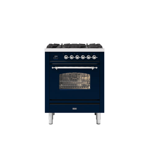Ilve 70cm Milano 4 Burner Single Oven Dual Fuel Range Cooker