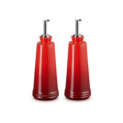 Le Creuset Stoneware 300ml Oil & Vinegar Set in Volcanic Flame