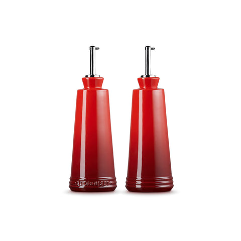 Le Creuset Stoneware 300ml Oil & Vinegar Set in Volcanic Flame