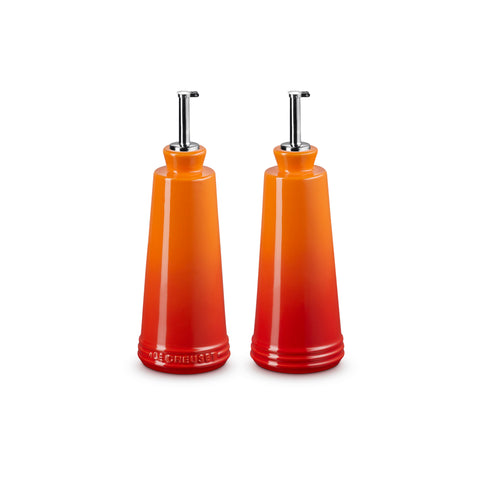 Le Creuset Stoneware 300ml Oil & Vinegar Set in Volcanic Flame