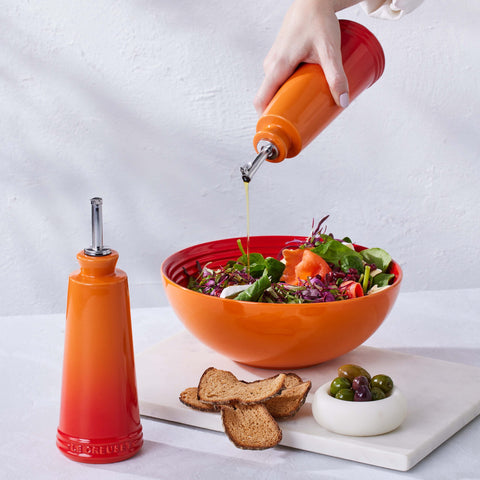 Le Creuset Stoneware 300ml Oil & Vinegar Set in Volcanic Flame
