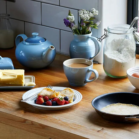 Le Creuset 600ml Stoneware Small Jug Costal Blue