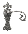 From The Anvil's Natural Textured Curly Lever Latch Set