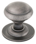 From The Anvil's Antique Pewter Round Centre Door Knob