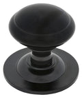 From The Anvil's Black Round Centre Door Knob