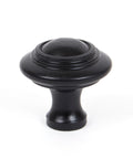 From The Anvil's Black Ringed Cabinet Knob