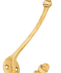 From The Anvil's Polished Brass Hat & Coat Hook