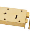 From The Anvil's Polished Brass Rim Lock - Small