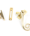 From The Anvil's Polished Brass Monkeytail Fastener