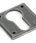 From The Anvil's Pewter Patina Avon Euro Escutcheon