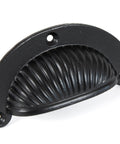 From The Anvil's Black Flower Drawer Pull