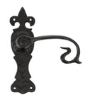 From The Anvil's Black Curly Lever Latch Set