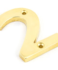 From The Anvil's Polished Brass Polished Brass Numeral