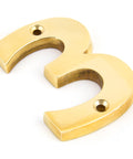 From The Anvil's Polished Brass Polished Brass Numeral