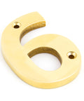 From The Anvil's Polished Brass Polished Brass Numeral