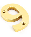 From The Anvil's Polished Brass Polished Brass Numeral
