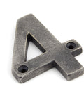 From The Anvil's Antique Pewter Antique Pewter Numeral