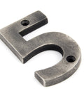 From The Anvil's Antique Pewter Antique Pewter Numeral