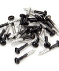 From The Anvil's Black Black SS  Roundhead Screws (25)