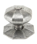 From The Anvil's Pewter Patina Octagonal Centre Door Knob