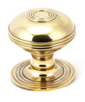 From The Anvil's Aged Brass Prestbury Centre Door Knob